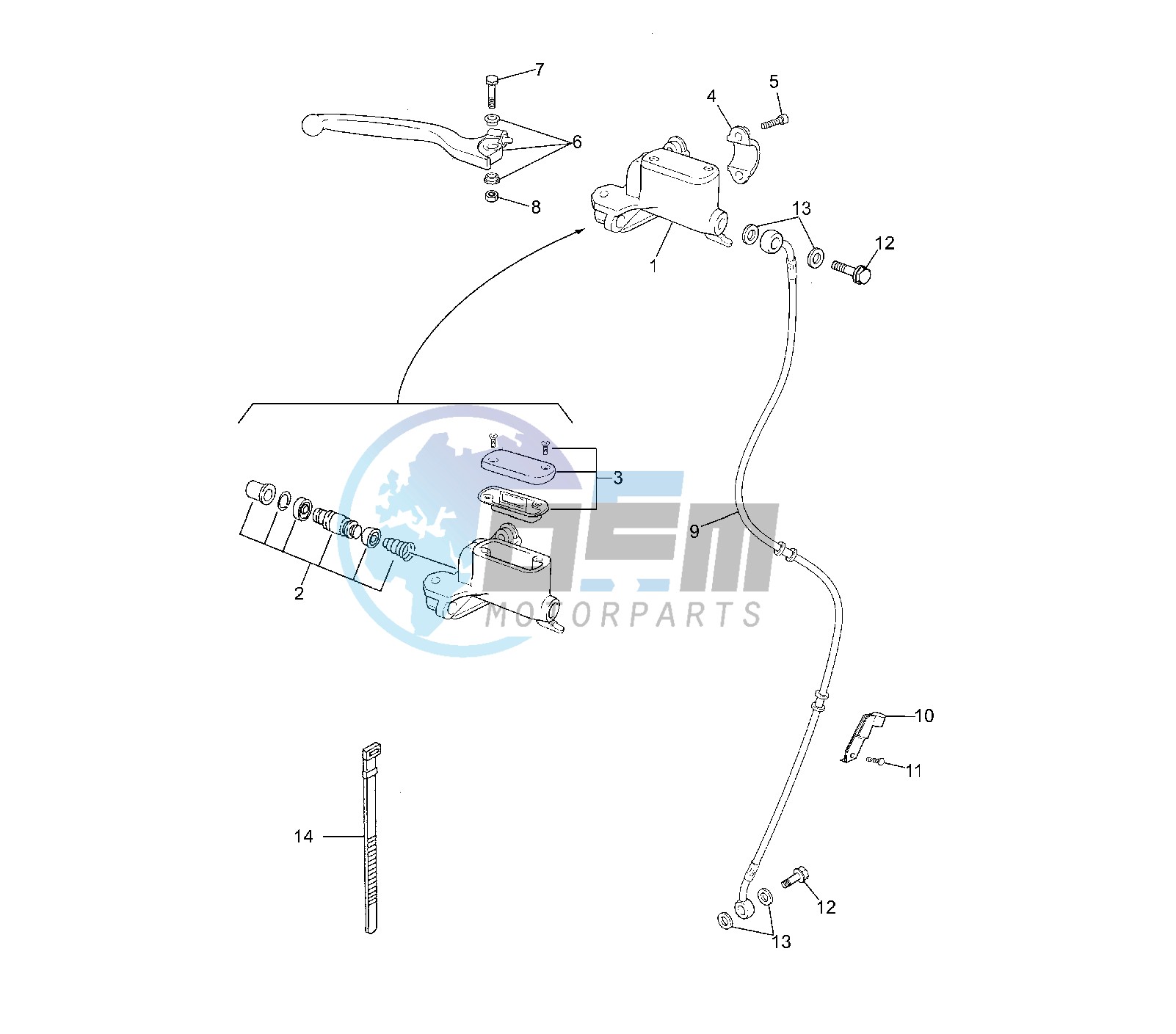 FRONT MASTER CYLINDER