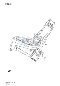 GSR750 EU drawing FRAME