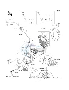 VN 2000 E [VULCAN 2000 CLASSIC] (6F-7F) E7F drawing AIR CLEANER