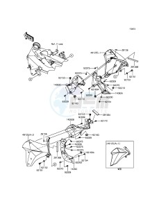 Z800 ZR800CDS UF (UK FA) XX (EU ME A(FRICA) drawing Cowling Lowers