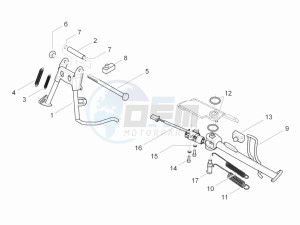 Liberty 150 4t 2v ie e3 (Vietnam) drawing Stand