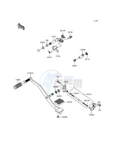 VULCAN 900 CLASSIC VN900BFFA GB XX (EU ME A(FRICA) drawing Gear Change Mechanism