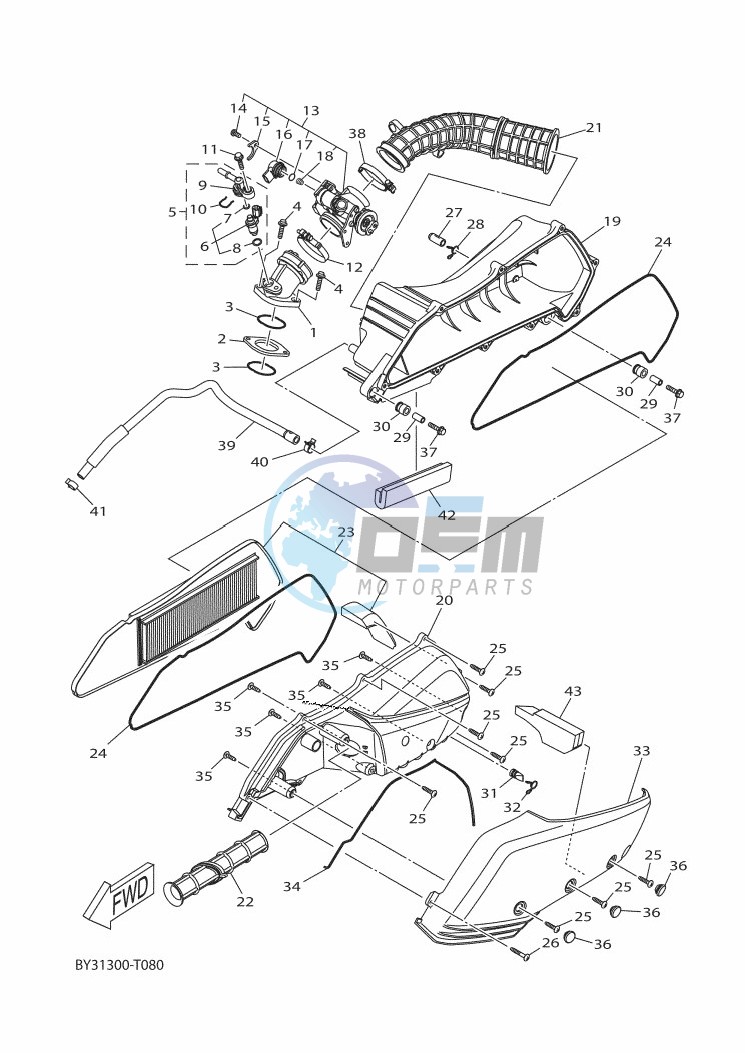 REAR BRAKE CALIPER