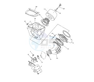 YZ 85 drawing INTAKE