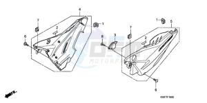 CBF125MA UK - (E) drawing SIDE COVER