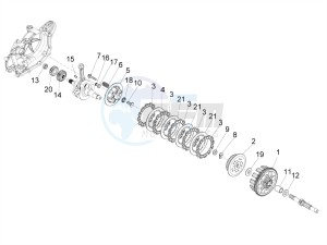 RS4 125 4T drawing Clutch