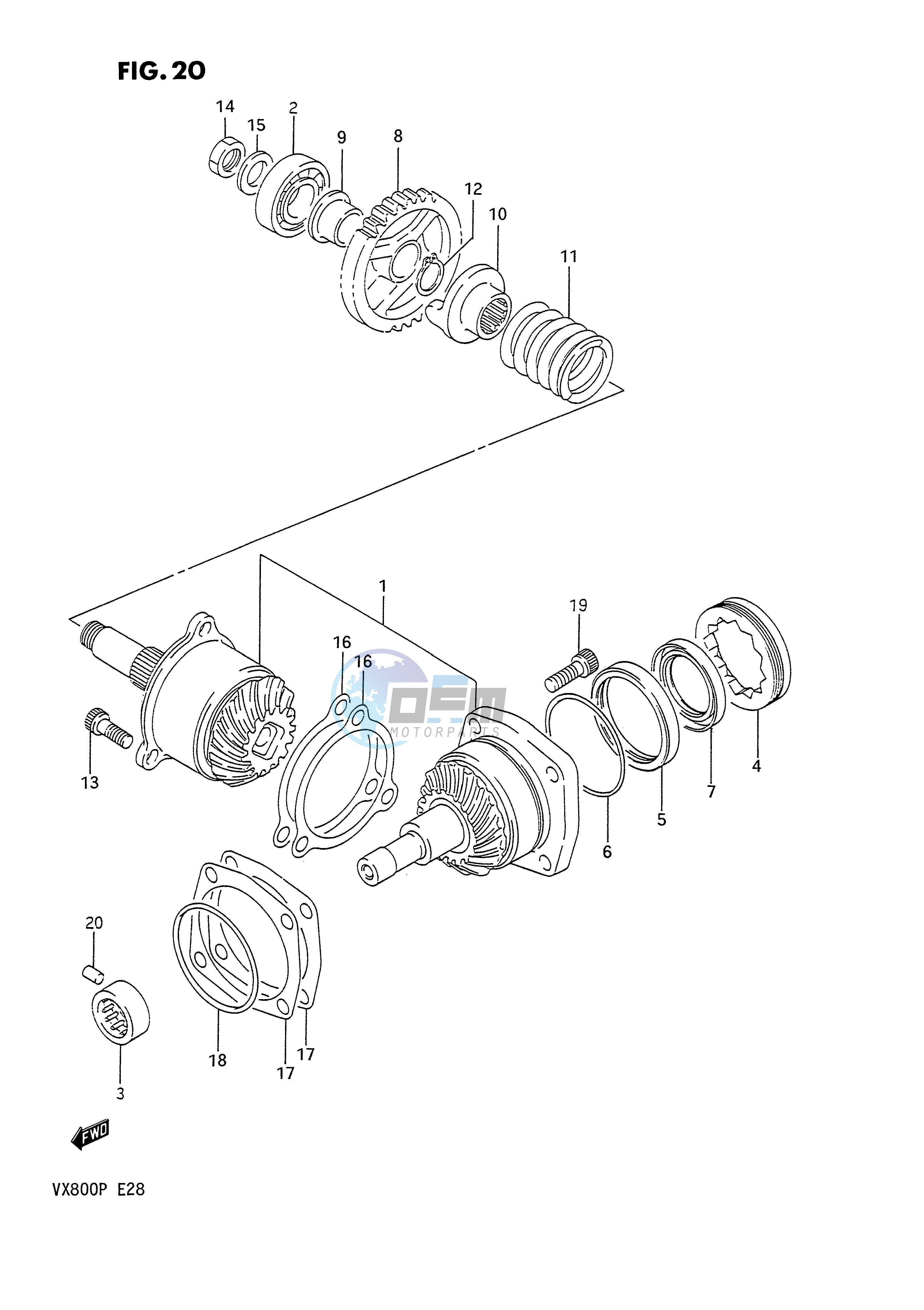 SECONDARY DRIVE GEAR