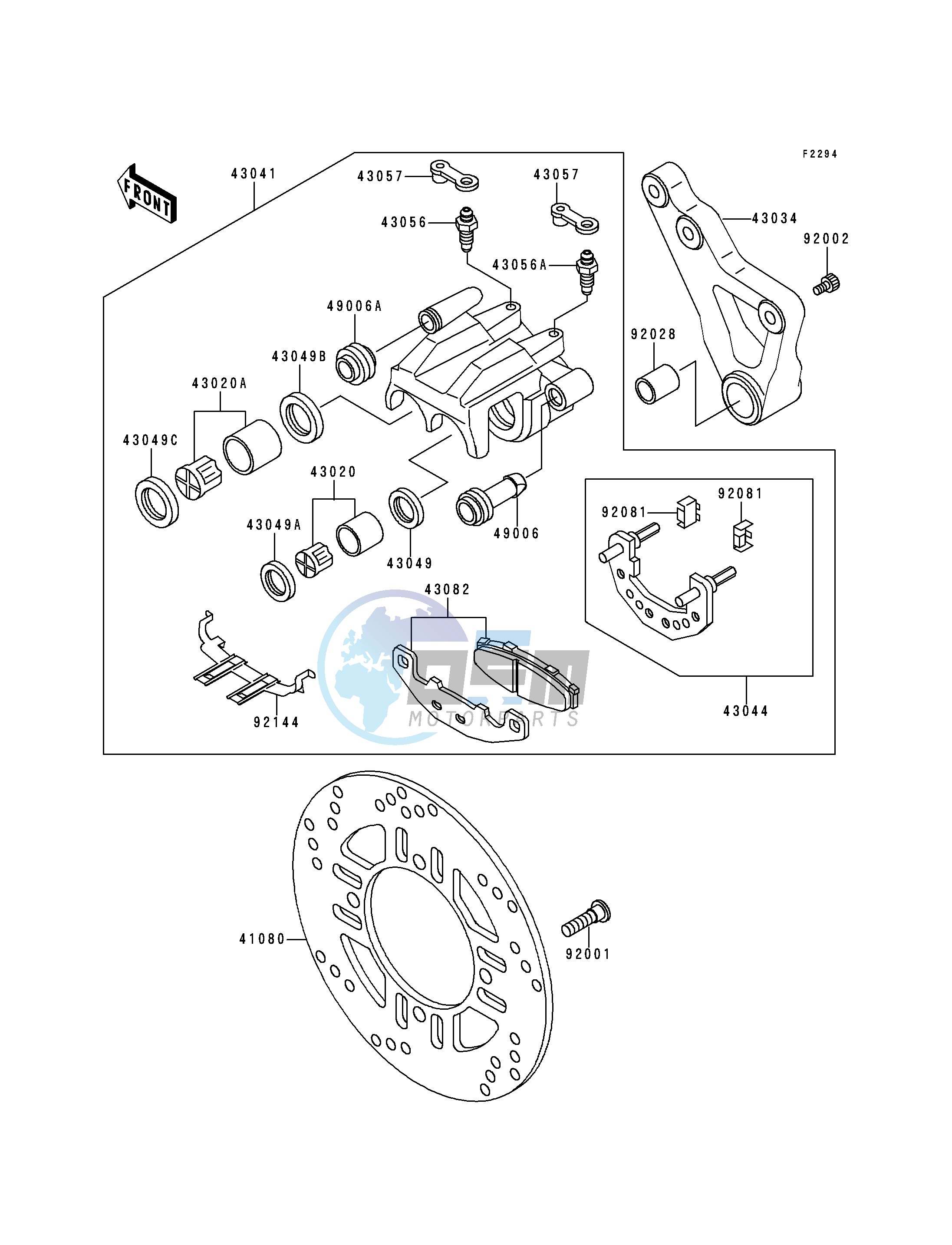 REAR CALIPER