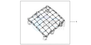 CB1000RB drawing RUBBER NET A