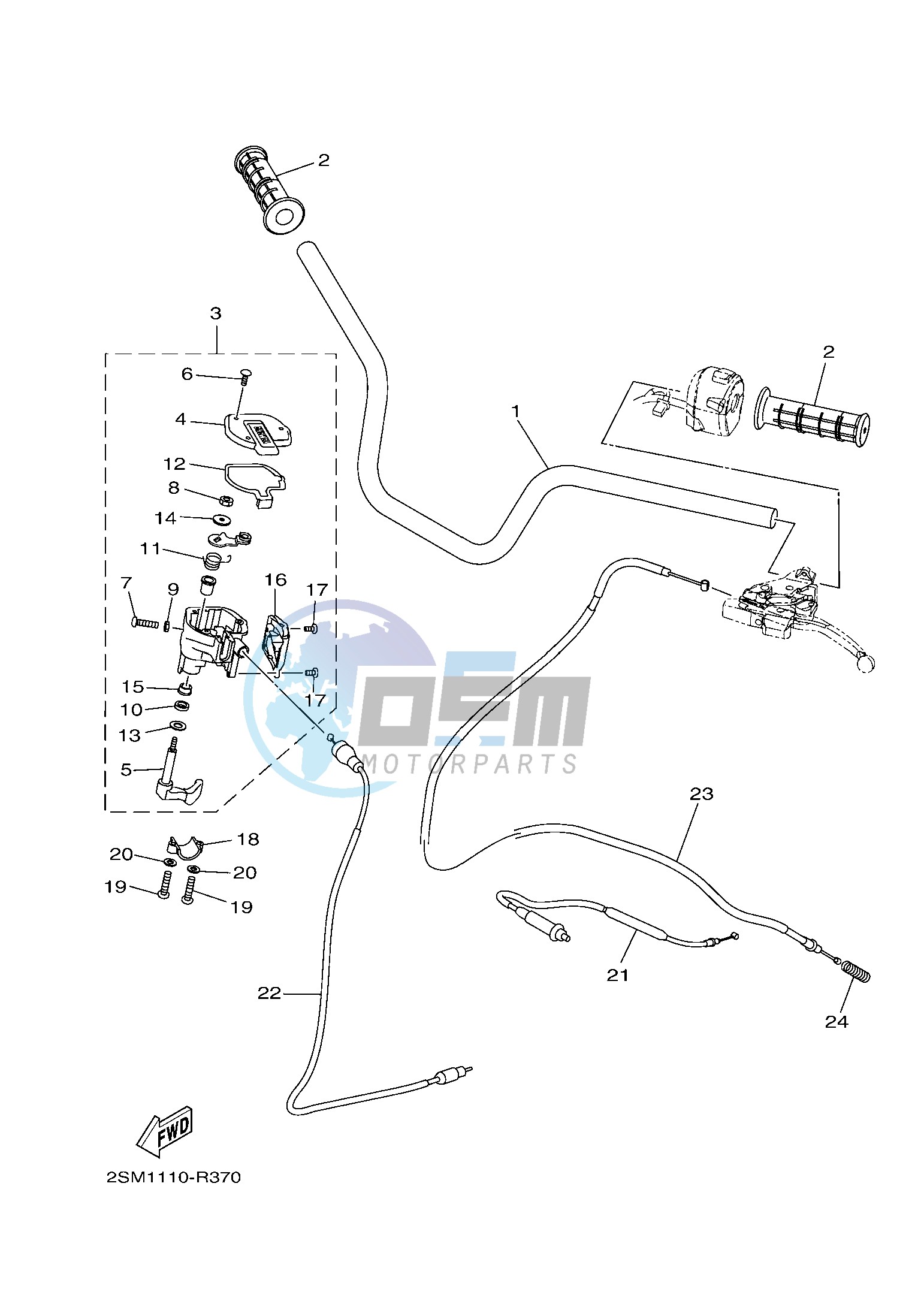 STEERING HANDLE & CABLE