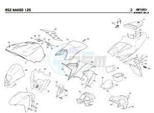 RS2 NAKED 125 drawing PLASTICS