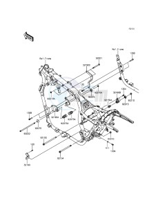 VULCAN_1700_VOYAGER_ABS VN1700BEF GB XX (EU ME A(FRICA) drawing Frame Fittings