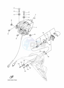 MT-03 MTN320-A (B9A9) drawing TAILLIGHT