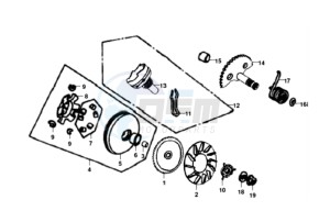 NITRO_50_L0 L0 drawing Movable drive face assy