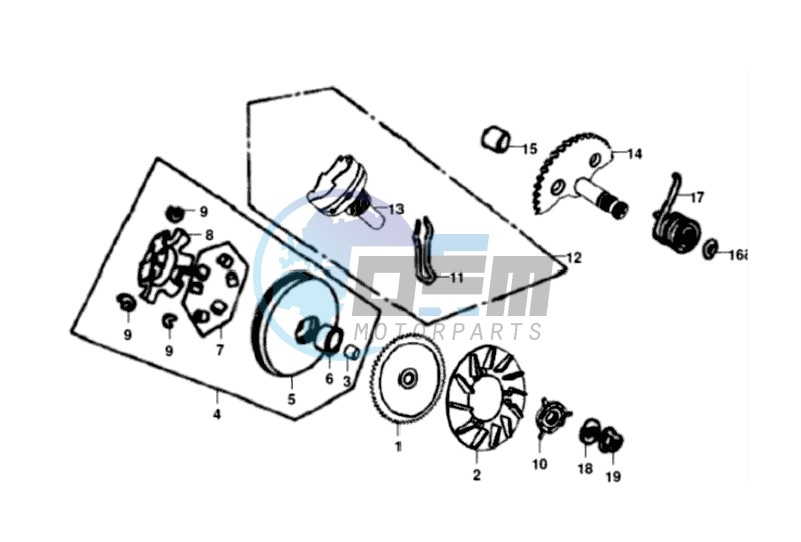 Movable drive face assy