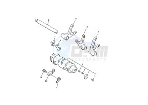 XJR-XJR SP 1300 drawing SHIFT CAM-FORK