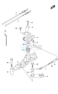 DF 225 drawing Throttle Rod