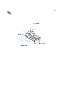 KVF650 4x4 KVF650-D1 EU GB drawing Optional Parts