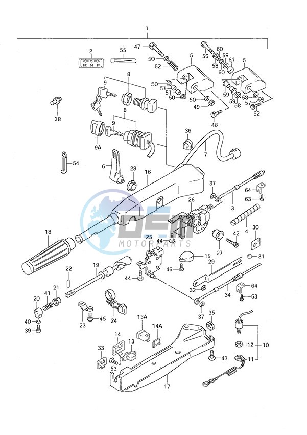 Tiller Handle