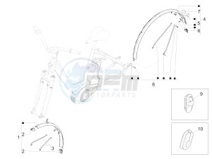 Wi-Bike Mas Mech Active 0 drawing Mudguard