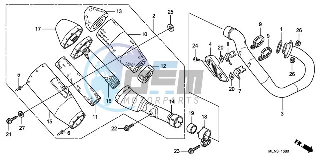 EXHAUST MUFFLER