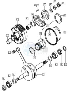 REVIVAL_25-45kmh_K1-K5 50 K1-K5 drawing Crankshaft