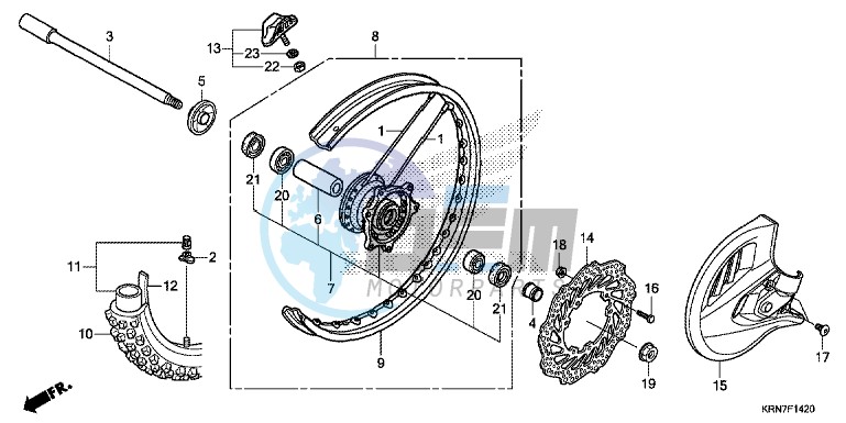 FRONT WHEEL