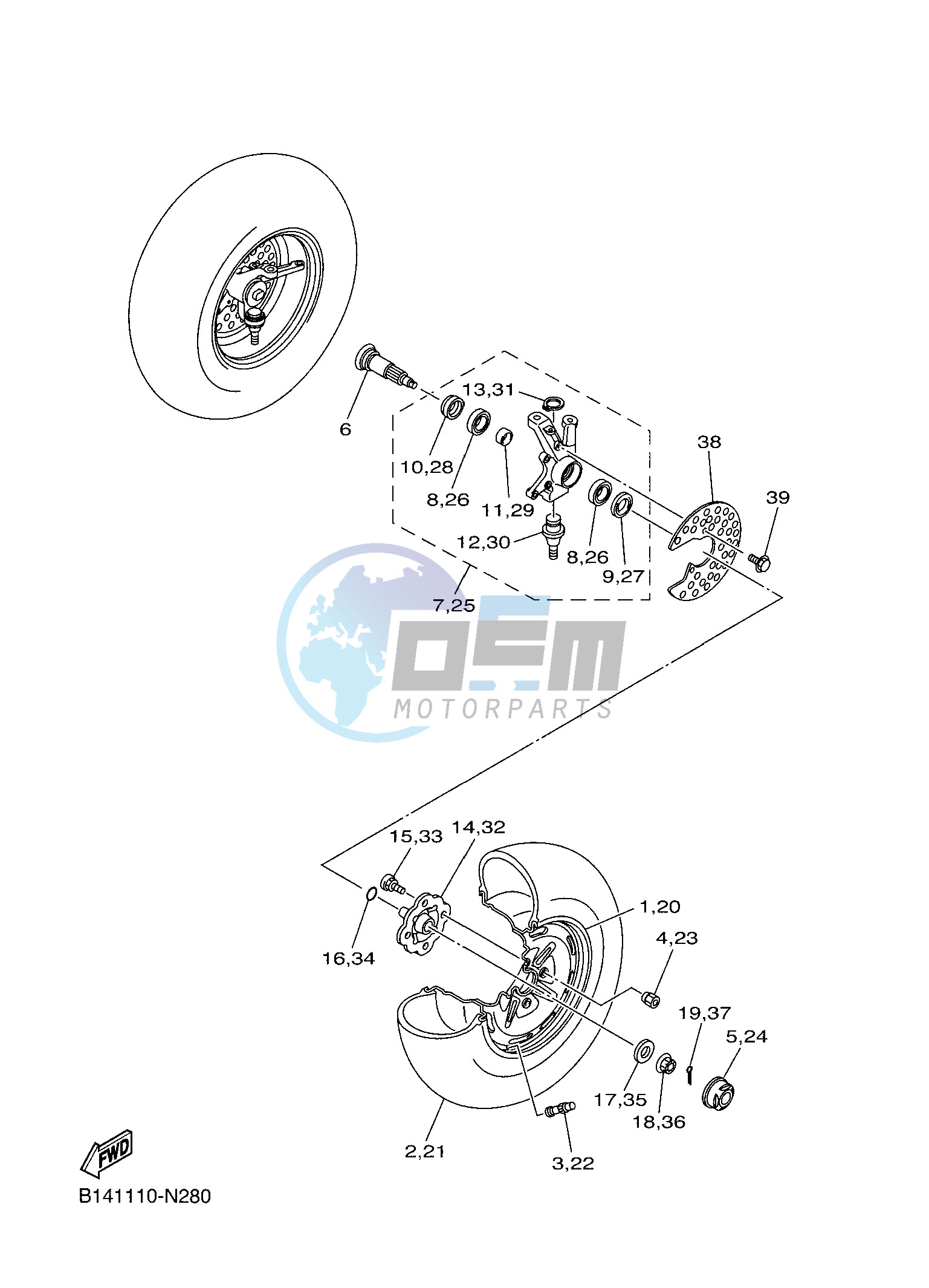 FRONT WHEEL