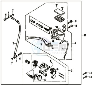 CROX 50 (AE05W6-NL) (L5-M1) drawing FR. BRAKE