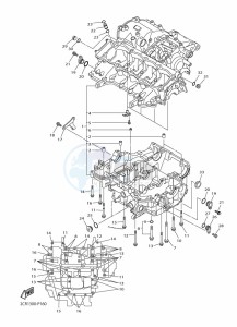 MT-10 MTN1000 (B67J) drawing CRANKCASE