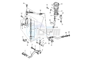 FZR R 600 drawing REAR MASTER CYLINDER