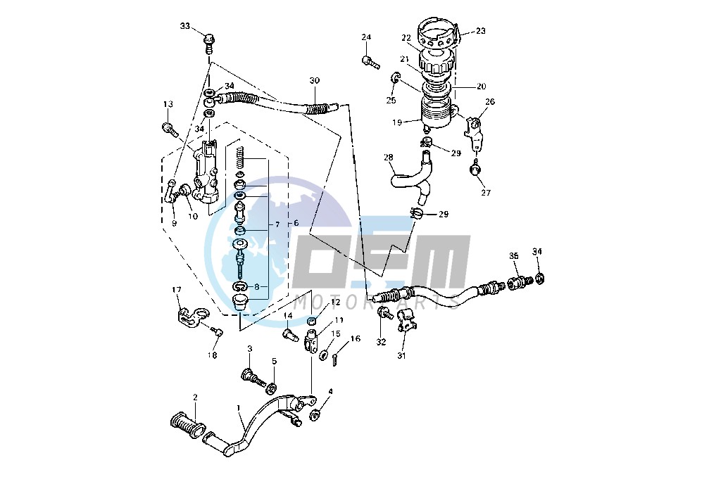 REAR MASTER CYLINDER