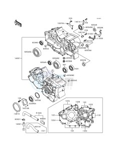 KLF 400 B [BAYOU 400 4X4] (B4-B6) [BAYOU 400 4X4] drawing CRANKCASE