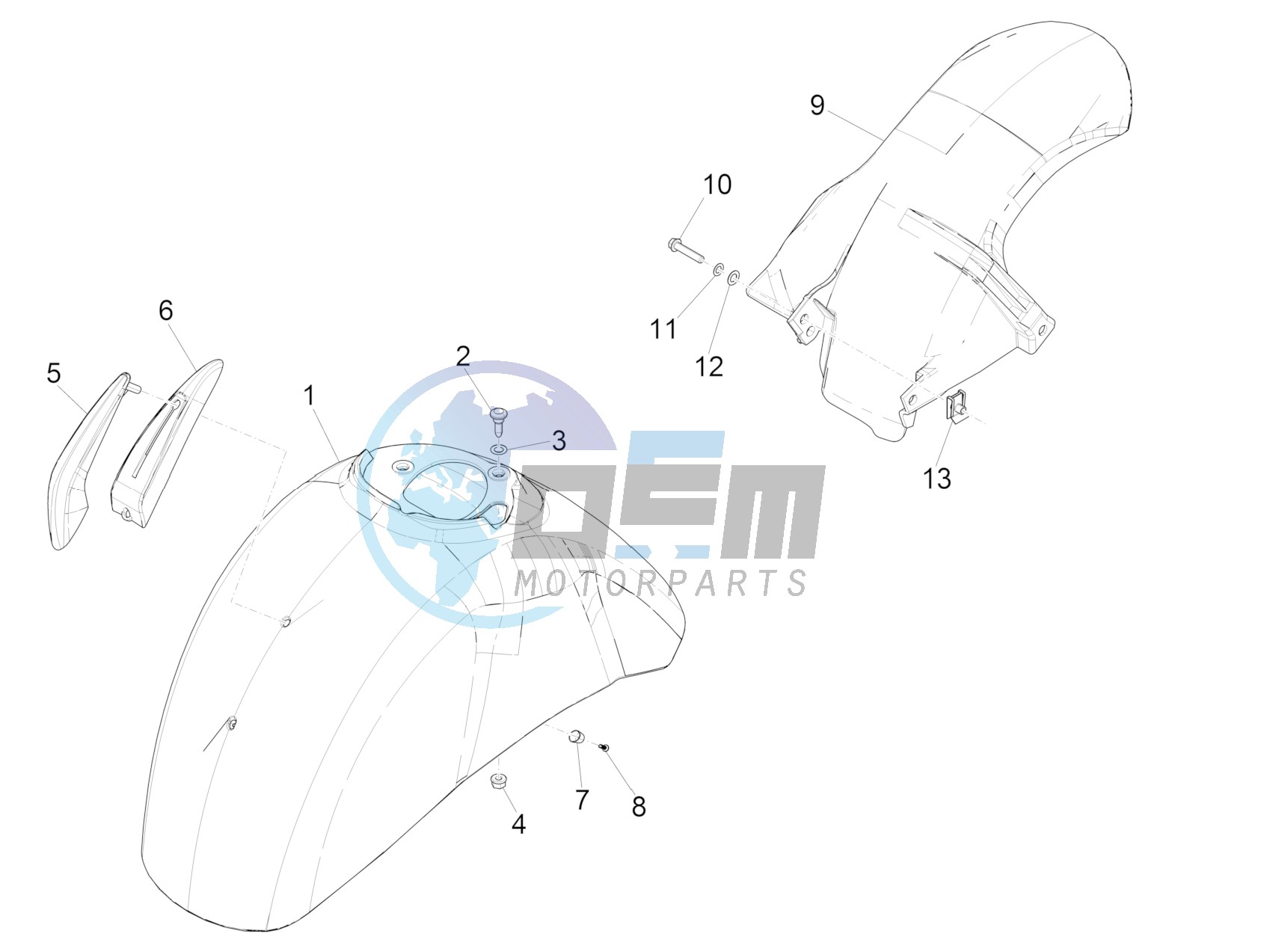 Wheel housing - Mudguard