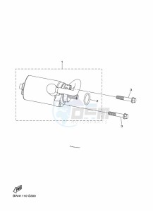 YFZ50 (BW4H) drawing STARTING MOTOR