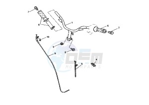 XQ MAXSTER 125 drawing STEERING HANDLE -CABLE