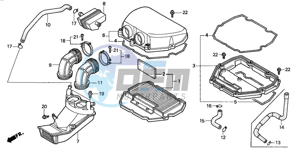 AIR CLEANER (CBR600FS/3S/T/3T/SET)