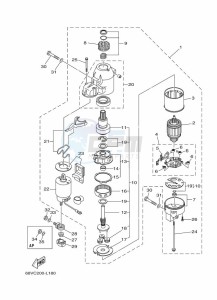 F115AETL drawing STARTER-MOTOR