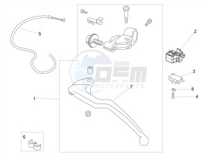 RSV4 1100 RACING FACTORY E4 ABS (APAC) drawing Clutch control