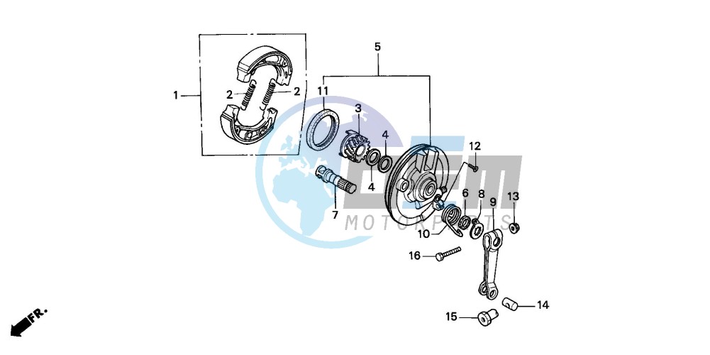 FRONT BRAKE PANEL