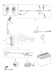 YFZ50 (BW43) drawing ELECTRICAL 1