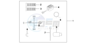 ST1300A9 ED / ABS MME drawing HEATED GRIPS W/TH