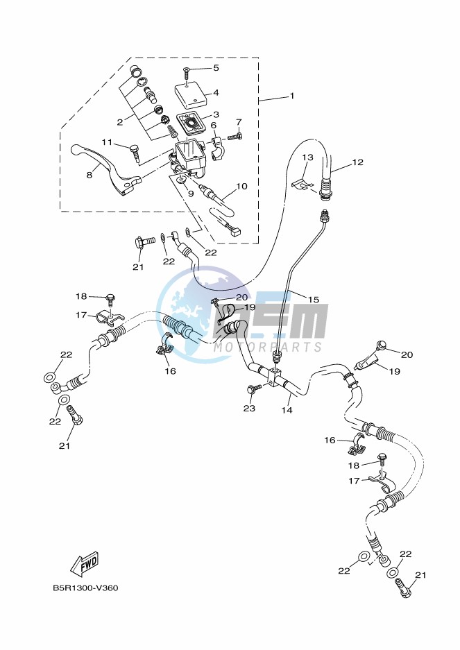 FRONT MASTER CYLINDER