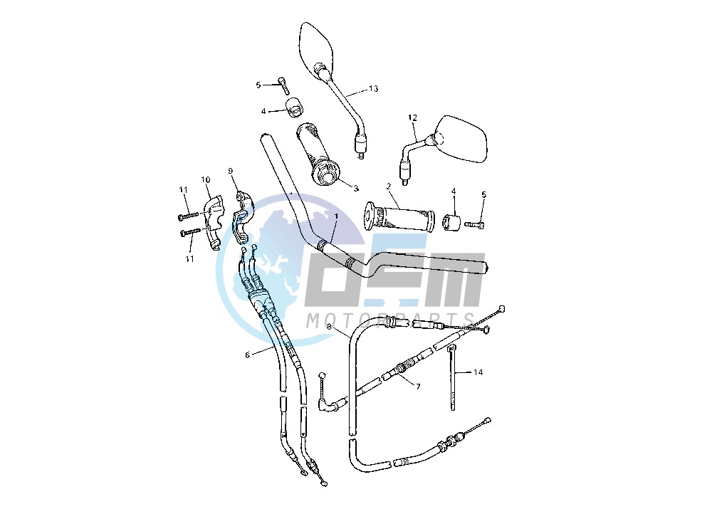 STEERING HANDLE -CABLE