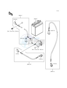 JS 750 A [750 SX] (A1-A4) [750 SX] drawing ELECTRICAL EQUIPMENT