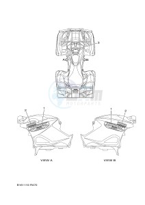 YFM700FWB KODIAK 700 CAMO (B169) drawing GRAPHICS