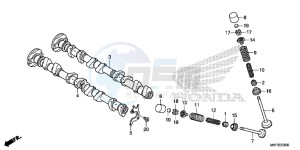 CBR1000S2H 2ED - (2ED) drawing CAMSHAFT/ VALVE