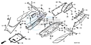 FES150A9 Europe Direct - (ED / ABS) drawing FLOOR PANEL/CENTER COVER