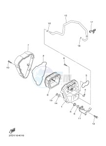 XVS1300CU XVS1300 CUSTOM XVS1300 CUSTOM (2SSA) drawing INTAKE 2