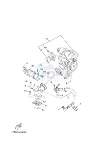 X-MAX125 ABS X-MAX (2DM6 2DM6) drawing INTAKE